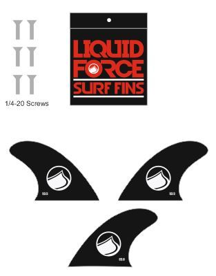 LF: SURF 2.0 FIN KIT  1/4"-20 